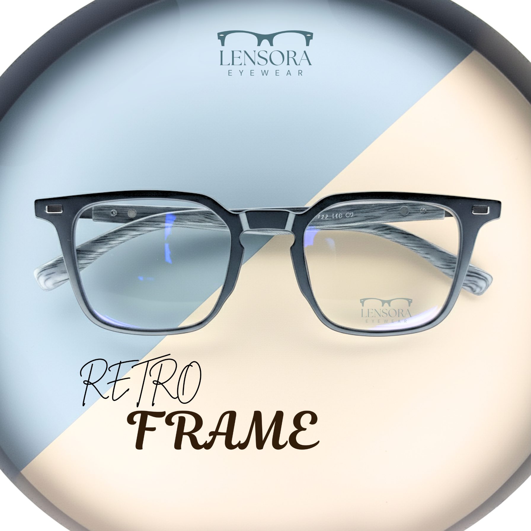 Retro Classic Matte Black Eyewear