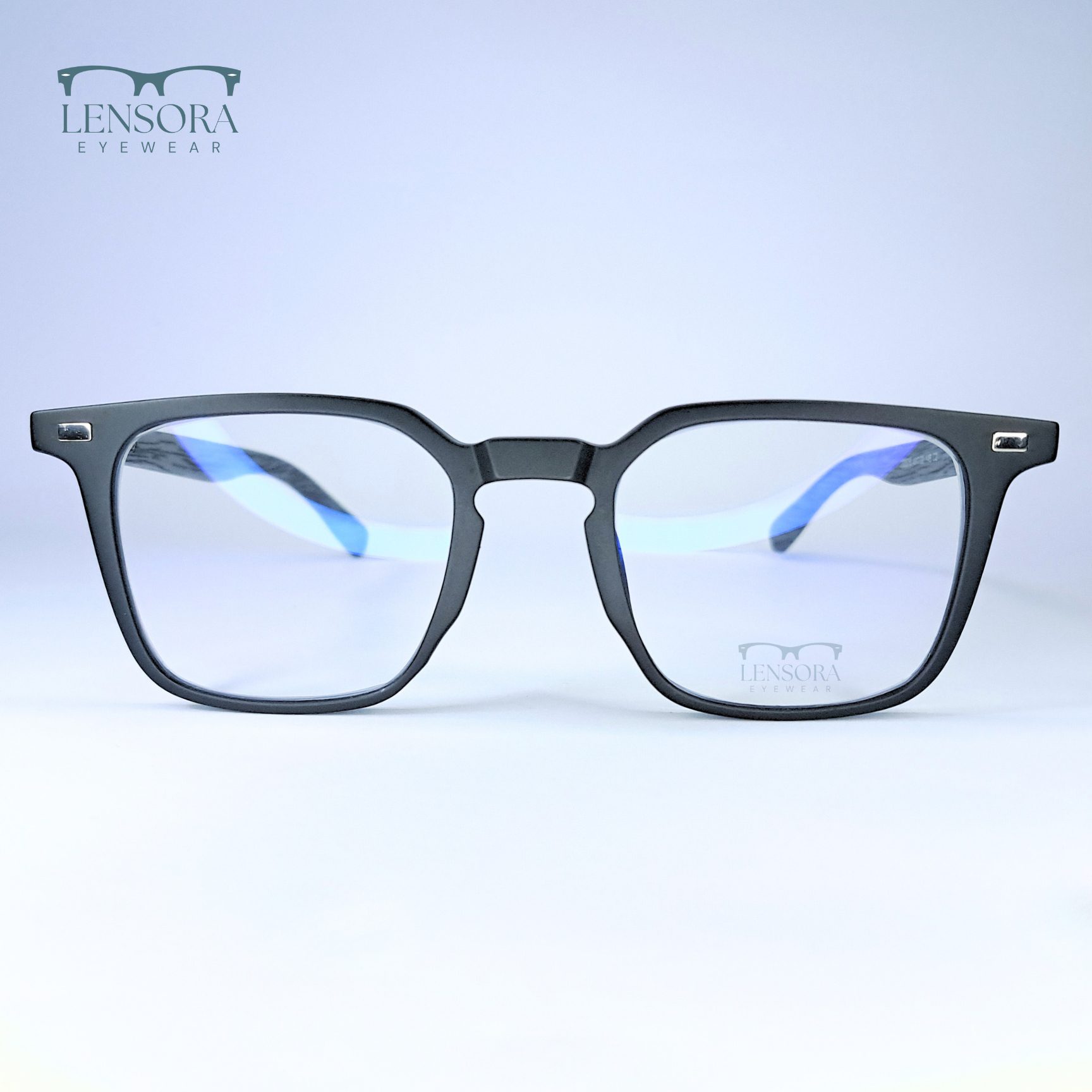 Retro Classic Matte Black Eyewear - Image 3