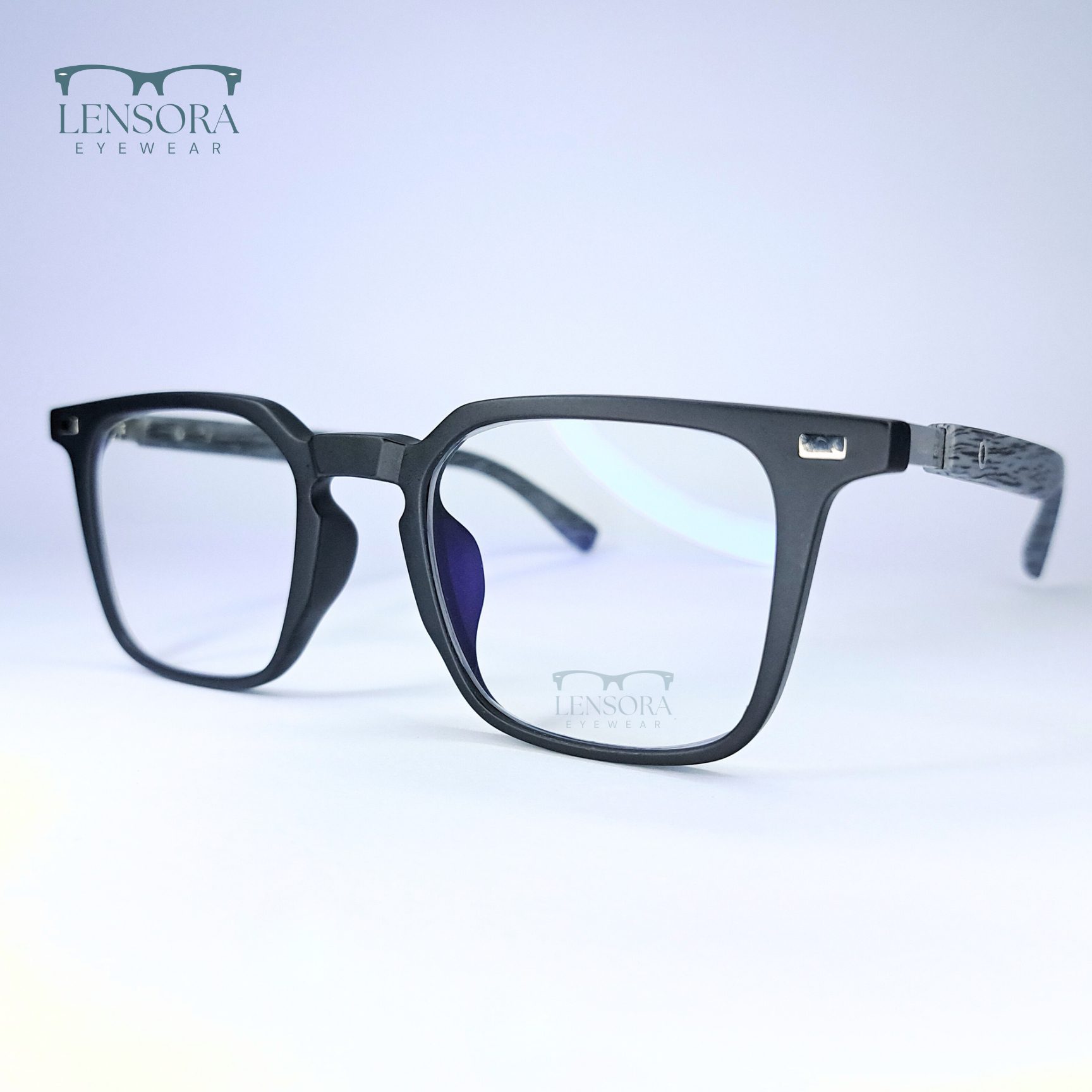 Retro Classic Matte Black Eyewear - Image 4