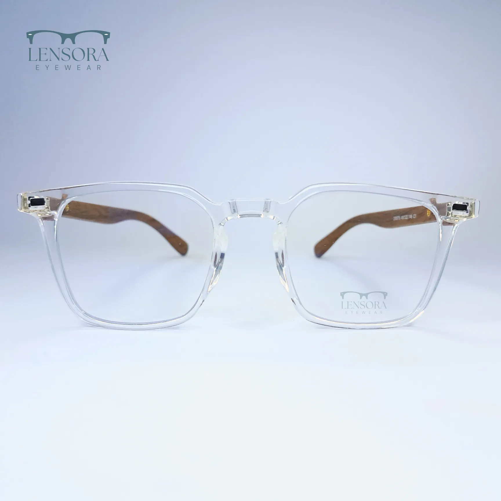 Retro Classic Transparent Eyewear - Image 3