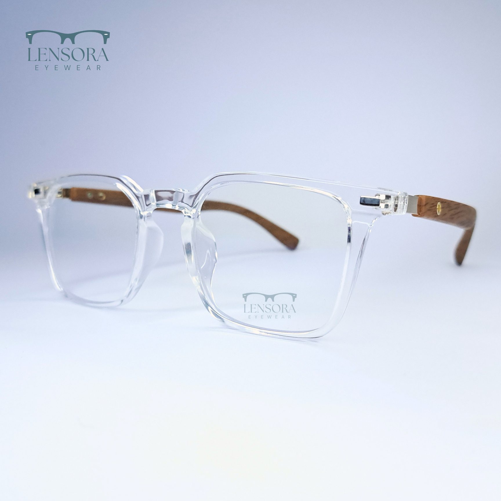 Retro Classic Transparent Eyewear - Image 4