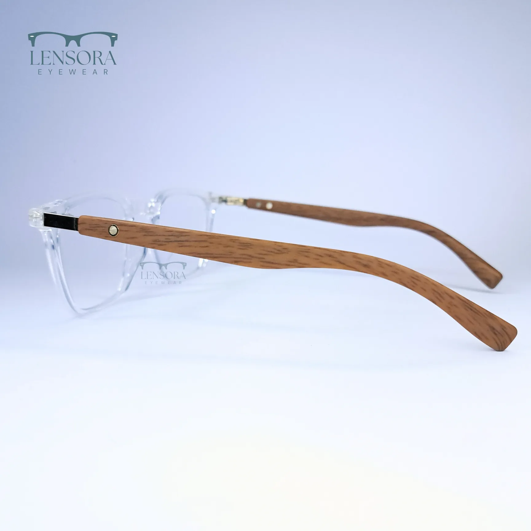 Retro Classic Transparent Eyewear - Image 5
