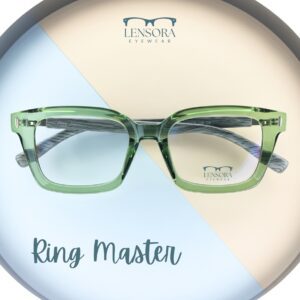 Retro Vintage Clear Green Eyewear
