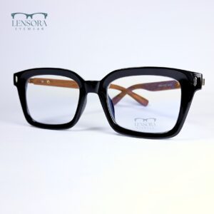 Retro Vintage Glossy Black Eyewear